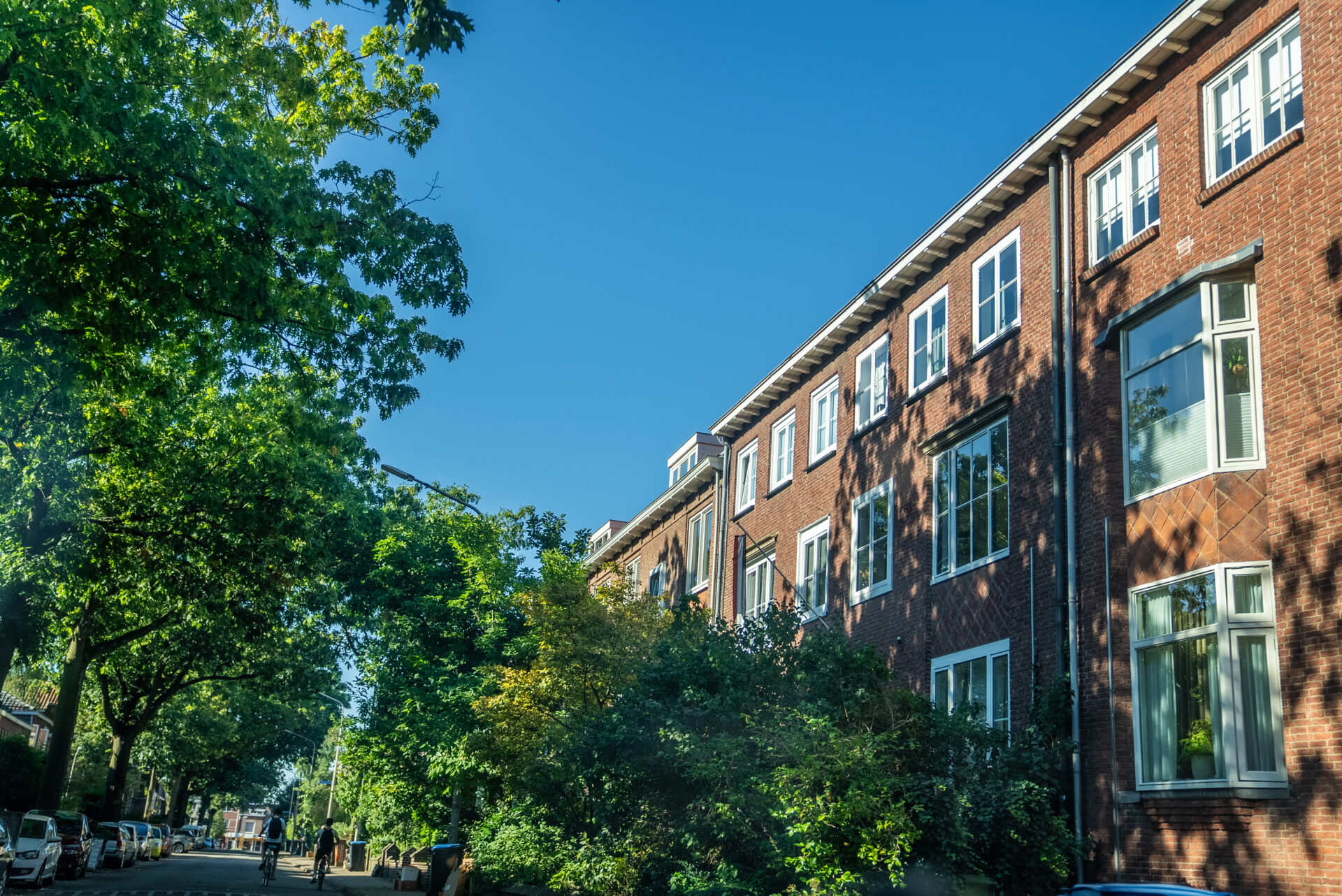 een foto van jaren '30 woningen