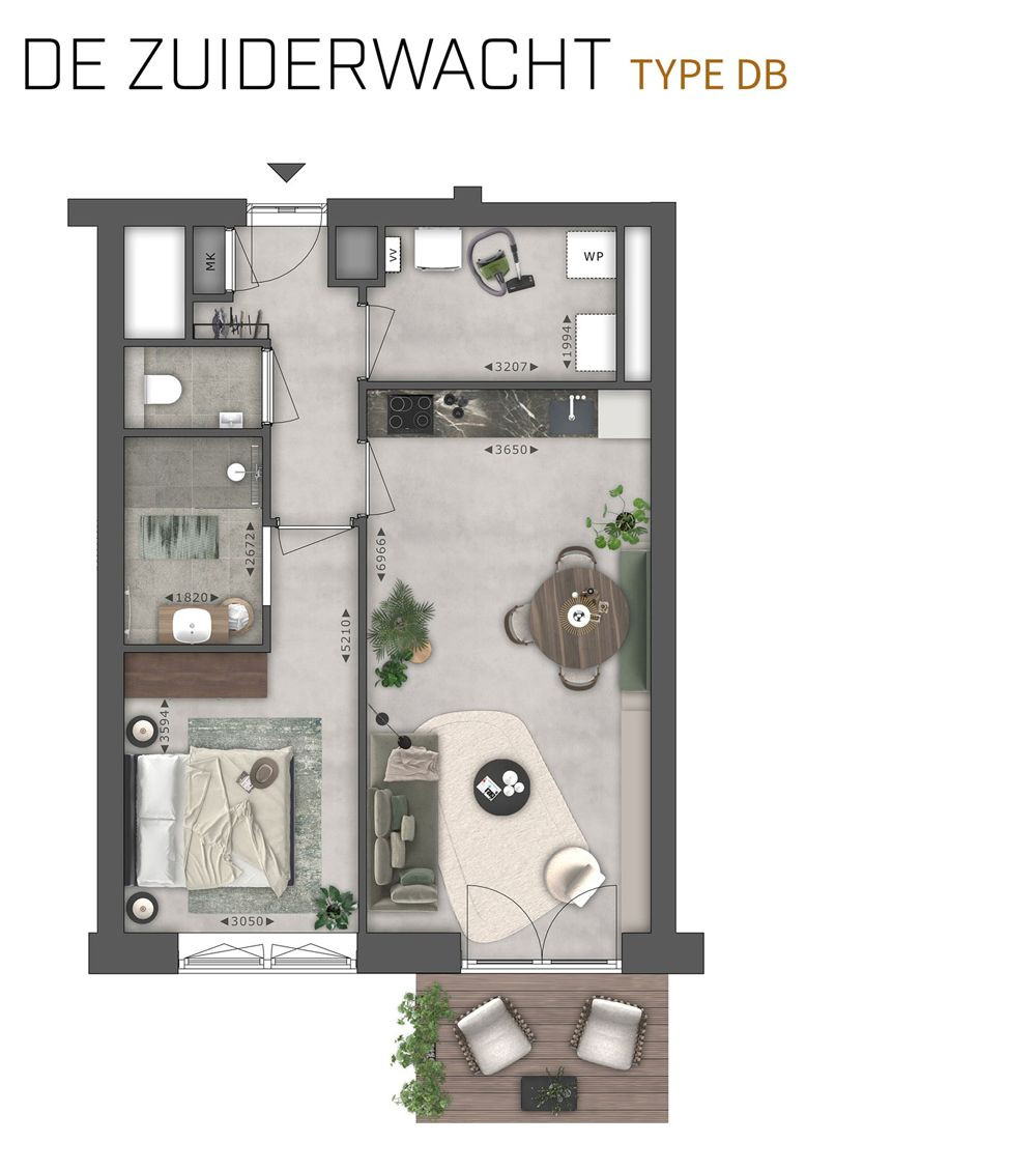 Plattegrond de Zuiderwacht