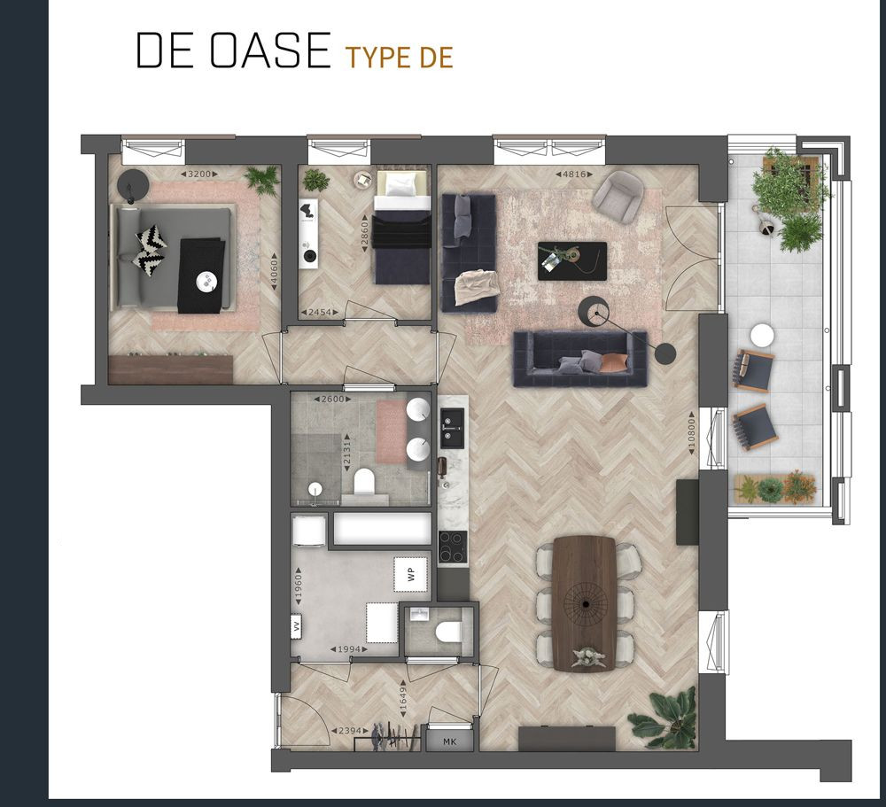 Plattegrond de Oase