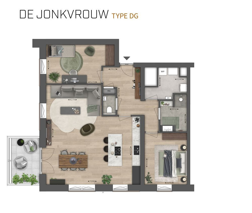 Plattegrond de Jonkvrouw